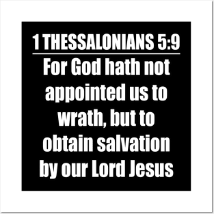 KJV 1 Thessalonians 5:9 Posters and Art